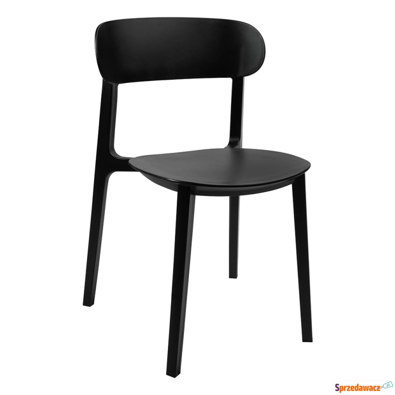 Krzesło NIKON czarne - Krzesła kuchenne - Chocianowice