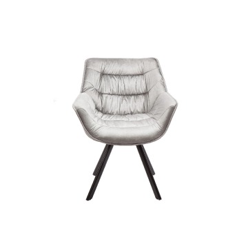 Krzesło Comfy Living srebrno-szare