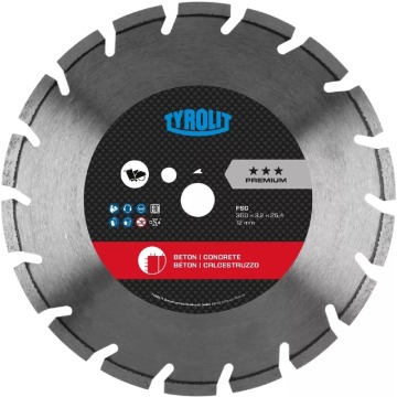 Tarcza diamentowa Tyrolit Premium FSC 800 mm do betonu (szerokość 3,9 mm)