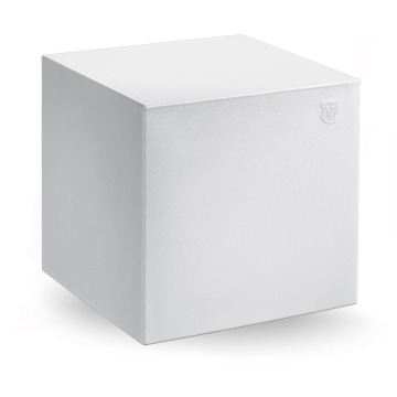 Pufa Cube 45x45 cm biała - Lyxo Design