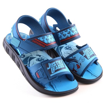 Komfortowe sandały chłopięce pachnące niebieskie SUPERMAN Zaxy JJ385009