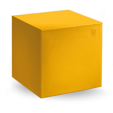 Pufa Cube 40x40 cm żółta - Lyxo Design