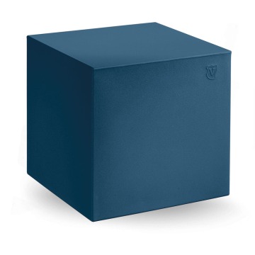Pufa Cube 45x45 cm ciemnoniebieski - Lyxo Design