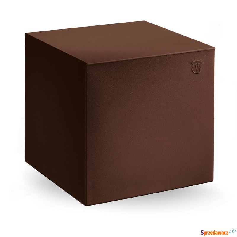 Pufa Cube 45x45 cm brązowy - Lyxo Design - Sofy, fotele, komplety... - Włocławek