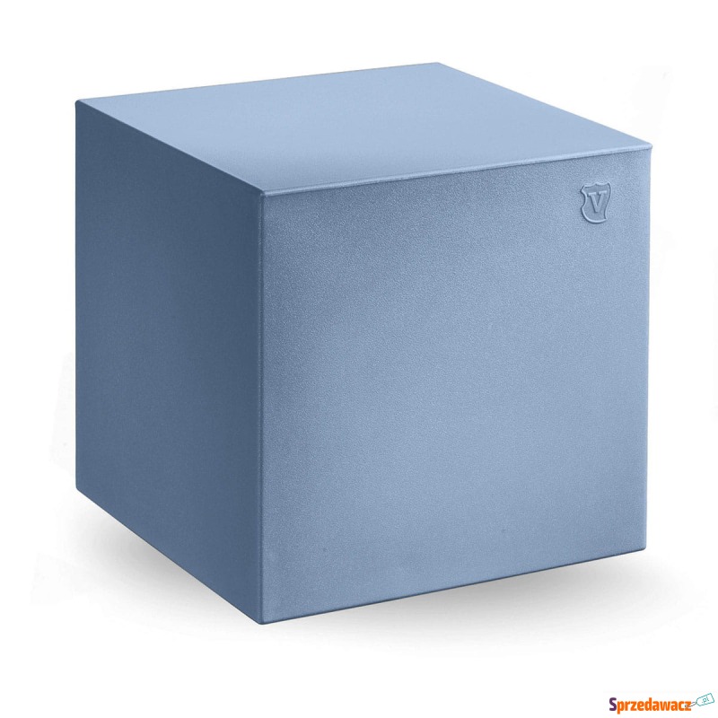 Pufa Cube 40x40 cm jasnoniebieska - Lyxo Design - Sofy, fotele, komplety... - Zamość