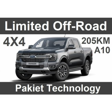 Ford Ranger - Nowy Ranger Limited 2,0 205KM 4x4 Off- Road Technology 2509 zł