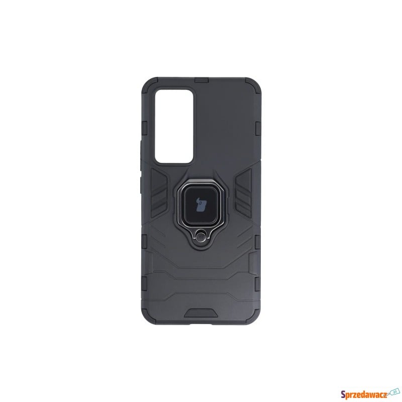 Etui Bizon Case Armor Ring do Xiaomi 12T, czarne - Etui na telefon - Zielona Góra