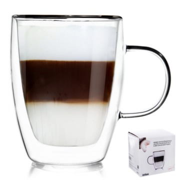 Szklanka termiczna 300ml z podwÓjnĄ sciankĄ latte