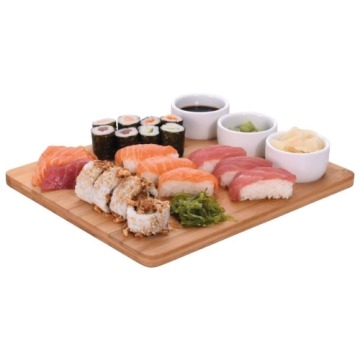 Deska do podawania sushi przekĄsek z miseczkami