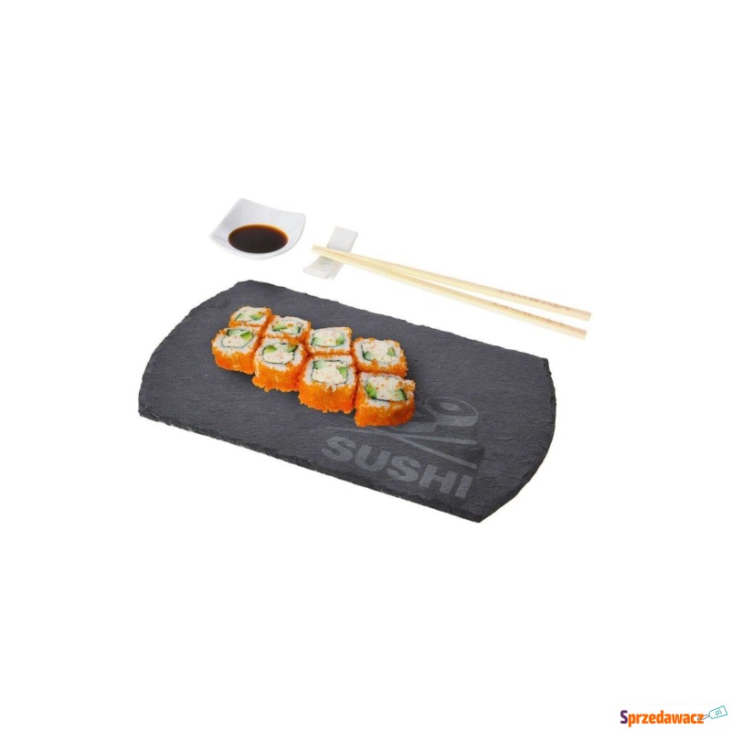 Zestaw do serwowania sushi z kamiennĄ tacĄ - Zastawy stołowe, serwisy - Częstochowa