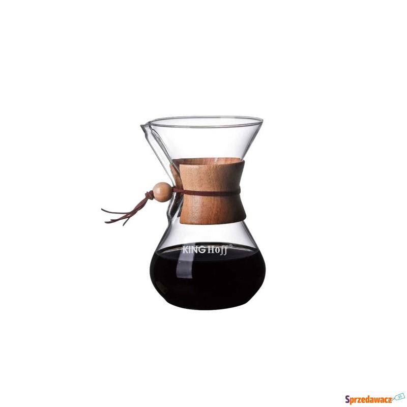 Szklany zaparzacz do kawy 400ml kingoff kh-1638 - Akcesoria - Kędzierzyn-Koźle