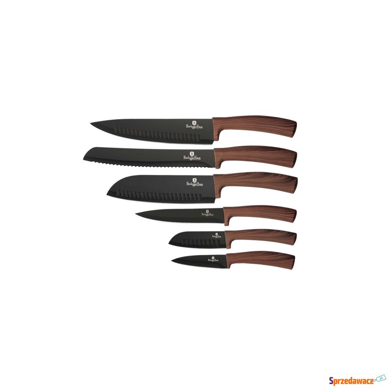 Zestaw 6 noŻy kuchennych BERLINGER HAUS bh-2284 - Sztućce, noże - Ełk