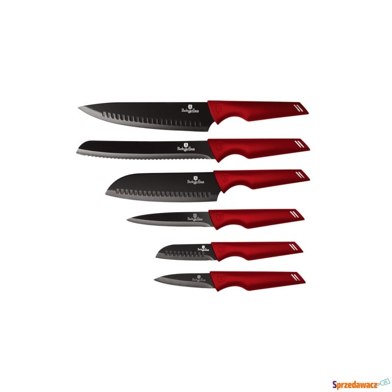 Zestaw 6 noŻy kuchennych BERLINGER HAUS bh-2589 - Sztućce, noże - Drawsko