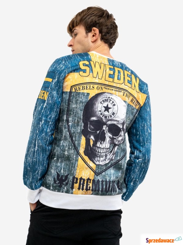 Bluza Bez Kaptura Męska Catch Sweden Skull - Bluzy, polary - Kołobrzeg