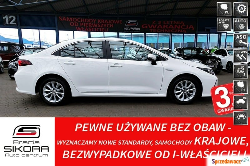Toyota Corolla  Sedan/Limuzyna 2019,  1.8 hybryda - Na sprzedaż za 84 900 zł - Mysłowice