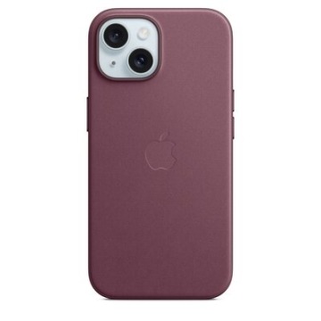 Etui Apple FineWoven z MagSafe do iPhone’a 15 rubinowa morwa