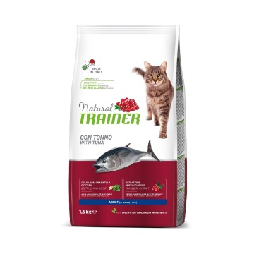 Karma sucha TRAINER natural cat adult tuŃczyk  1,5 kg