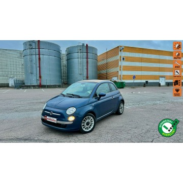 Fiat 500 - Cabrio 1.3jtd klimatronic el.dach el.szyby ładny stan 100% sprawny