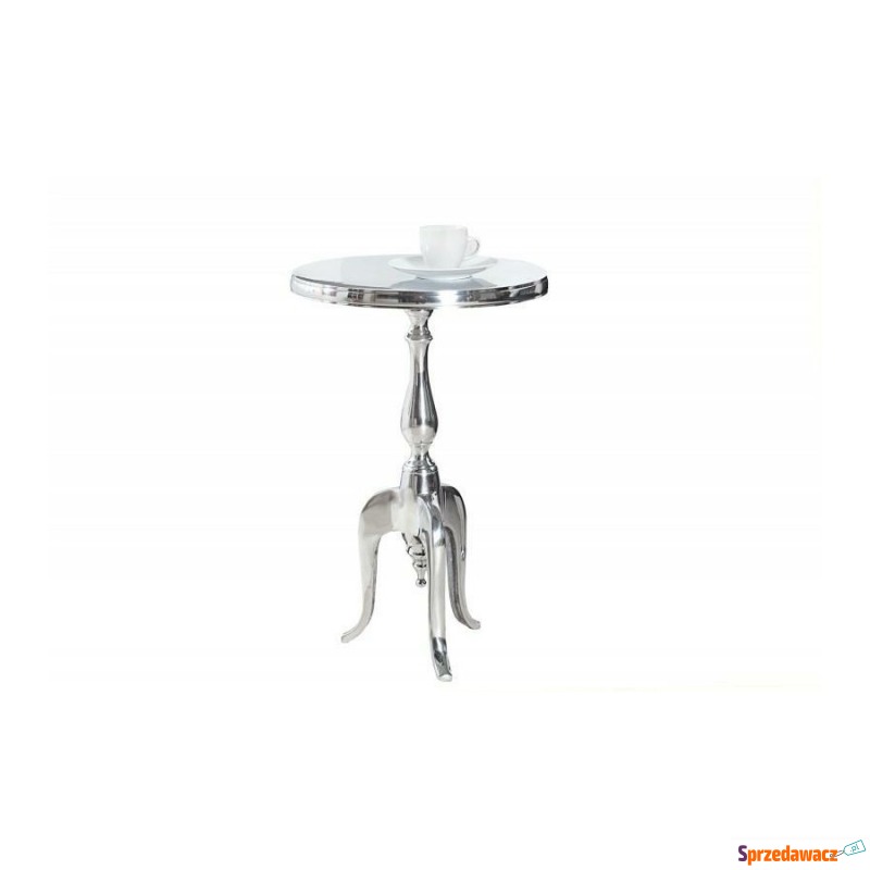 INVICTA stolik JARDIN 75cm srebrny - aluminium - Stoły, stoliki, ławy - Włocławek
