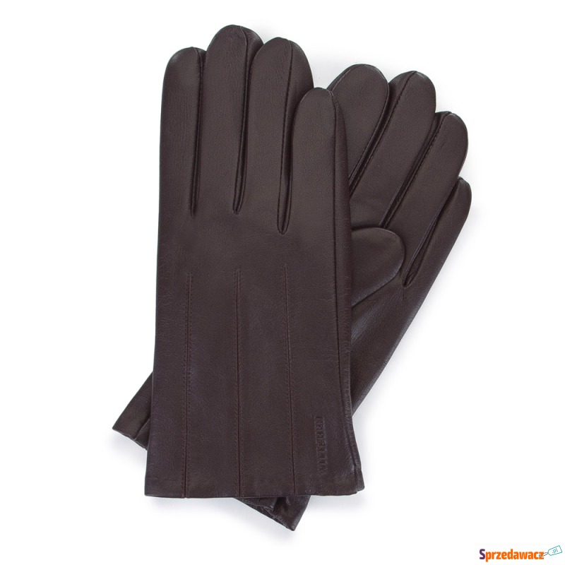 Wittchen - Męskie rękawiczki ze skóry z przes... - Rękawiczki - Zabrze