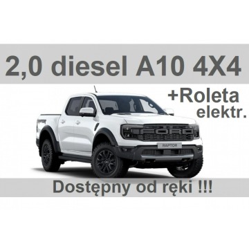 Ford Ranger Raptor - Nowy Raptor 2,0 diesel 205KM Elektr. Roleta Niska cena od reki 3231zł