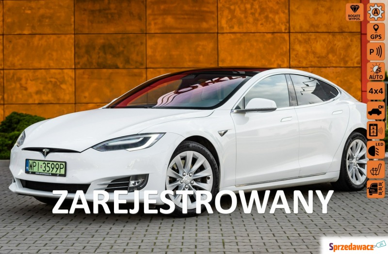 Tesla Model S  Hatchback 2017,  0.0 zasilanie elektryczne - Na sprzedaż za 159 000 zł - Głosków