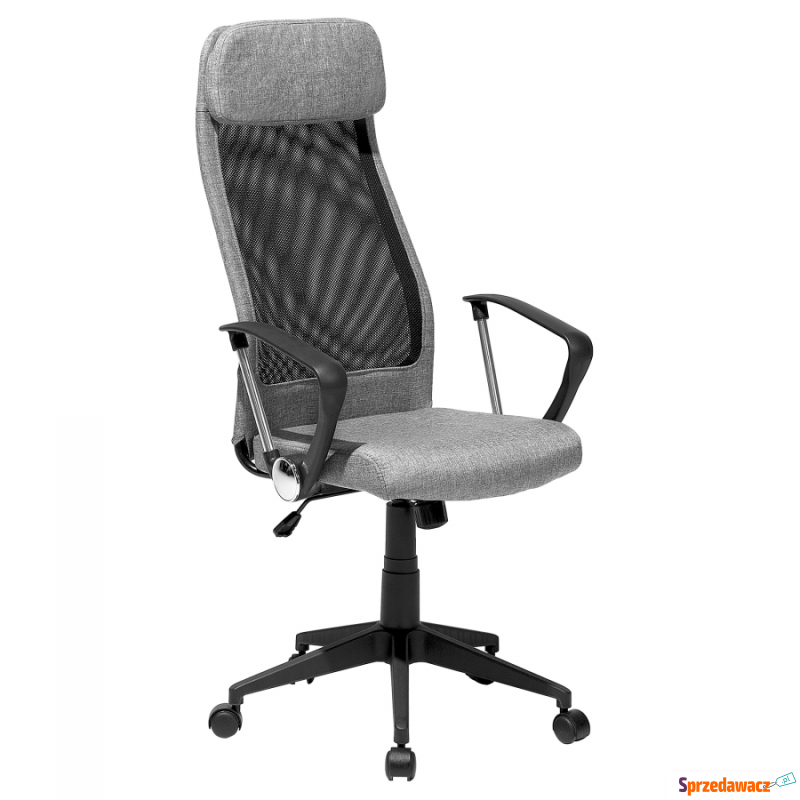 Krzesło biurowe szare regulowana wysokość Lucio - Krzesła biurowe - Inowrocław