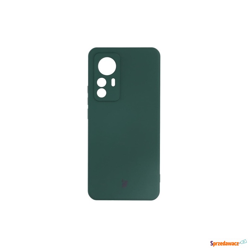 Etui Bizon Case Silicone do Xiaomi 12T, ciemnozielone - Etui na telefon - Gdańsk