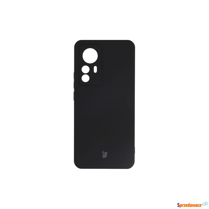 Etui Bizon Case Silicone do Xiaomi 12T, czarne - Etui na telefon - Grudziądz