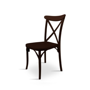Krzesło Capri ciemny brązowy