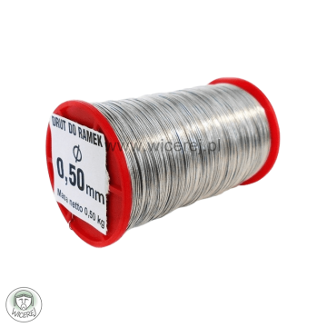 Drut pszczelarski do ramek 0,5mm 0,50kg stal... - Pozostałe art. ogrodnicze - Jaśliska - zdjęcie 1