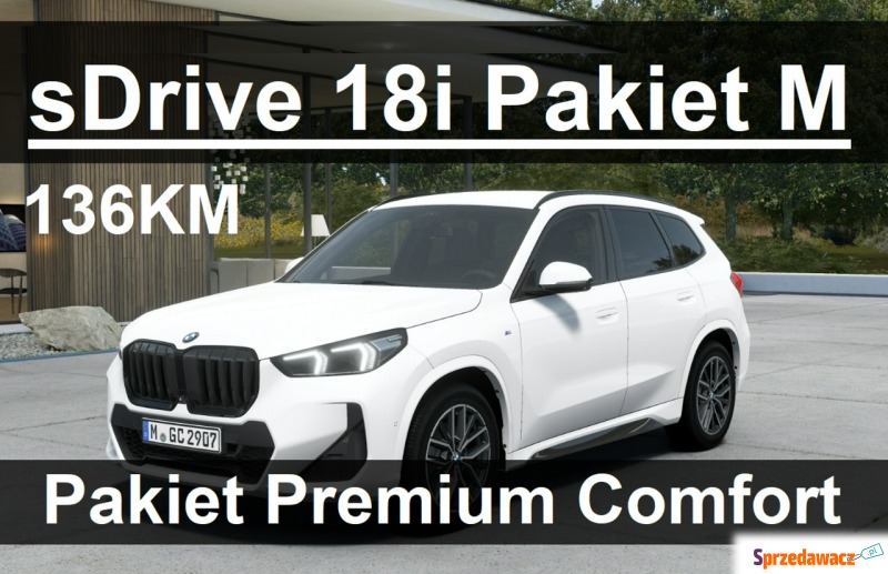 BMW X1  SUV 2023,  1.5 benzyna - Na sprzedaż za 219 200 zł - Szczecinek