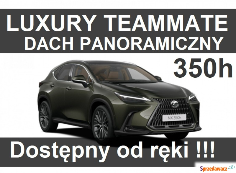 Lexus NX  SUV 2023,  2.5 hybryda - Na sprzedaż za 283 000 zł - Szczecinek
