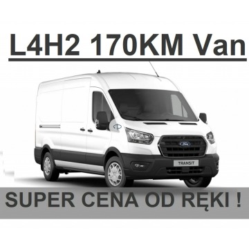 Ford Transit - L4H2 170KM Hak Furgon Kamera SuperCena Dostępny od ręki ! 2112zł