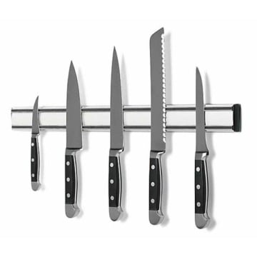 Listwa magnetyczna aluminiowa na noże i przybory kuchenne 38,5cm