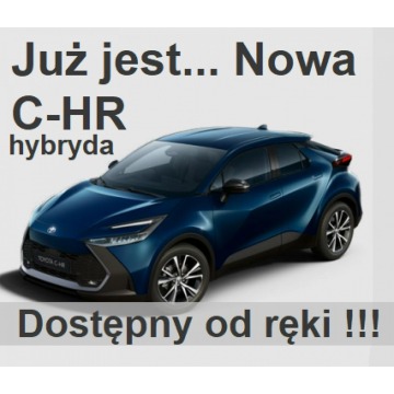 Toyota C-HR - Nowa 140KM Hybryda Czarny Dach  dostępna od ręki !1758 zł