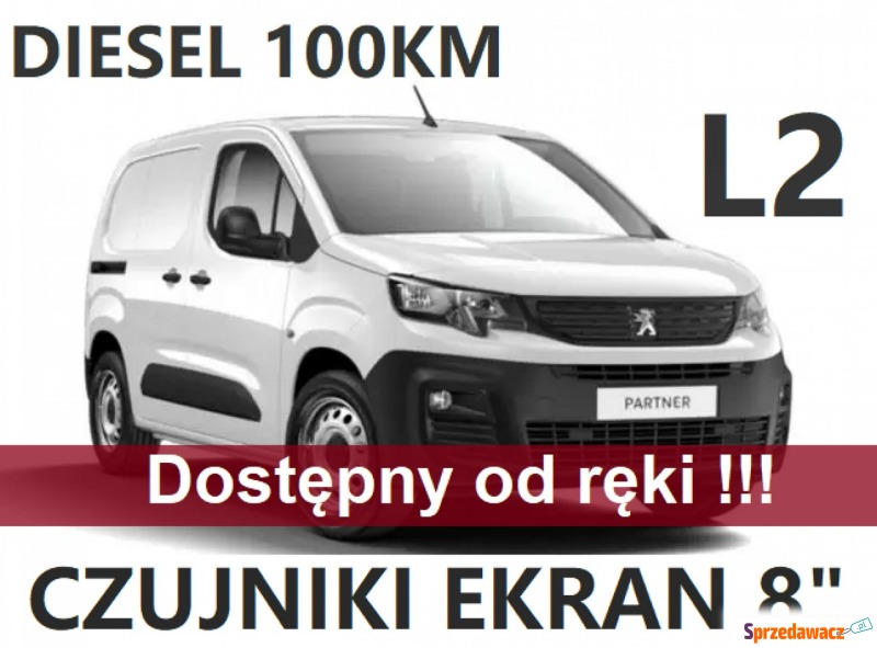 Peugeot Partner 2023,  1.5 diesel - Na sprzedaż za 105 999 zł - Szczecinek
