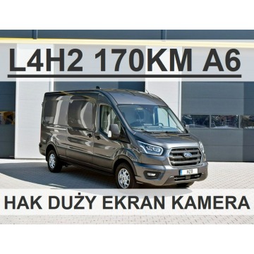 Ford Transit - L3H2 170KM A10 Hak Furgon Kamera SuperCena Dostępny od ręki ! 2104zł