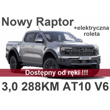 Ford Ranger Raptor - Nowy Raptor V6 288KM Eco Boost A10  Elektryczna Roleta Od ręki  4387zł