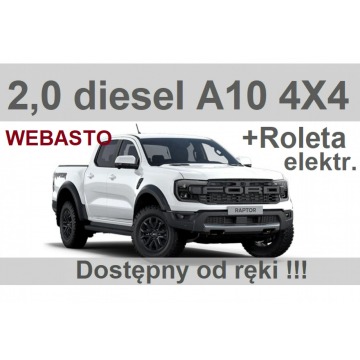 Ford Ranger Raptor - Nowy Raptor  Webasto 2,0 diesel 205KM Niska cena od reki 3419zł