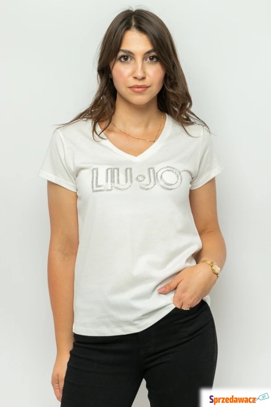 
T-shirt damski LIU JO TF3297 J6040 biały
 - Bluzki, koszule - Gdynia