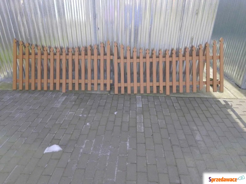 Płot przęsło dębowy dębowe dąb...