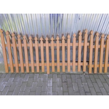 Płot przęsło dębowy dębowe dąb 3,7m 370cm - Przęsła - Łódź - zdjęcie 3