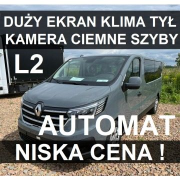 Renault Trafic - L2 170KM 2,0  Klima tył  Full Led Duży Ekran Kamera Ciemne szyb 2365zł