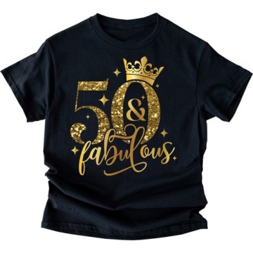 damska koszulka na 50 urodziny