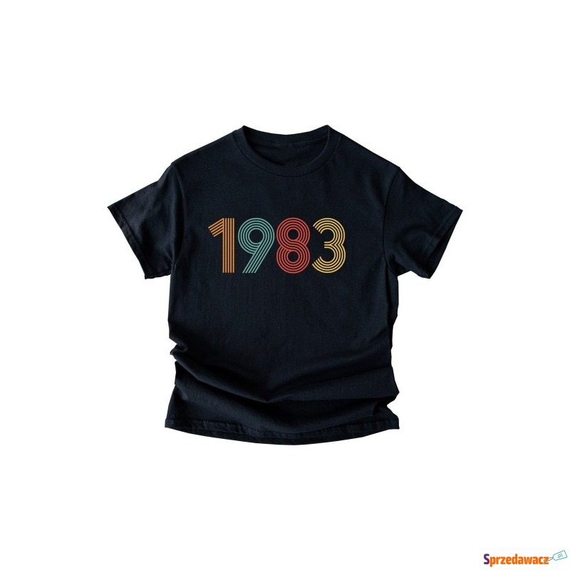 damska czarna koszulka na czterdziestkę 1983 - Bluzki, koszule - Łomża