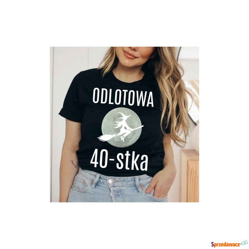 damska koszulka na 40 urodziny odlotowa 40-stka - Bluzki, koszule - Grudziądz