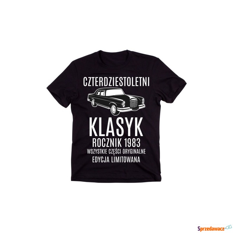 męska koszulka na 40 urodziny 40 LETNI KLASYK - Bluzki, koszulki - Olsztyn