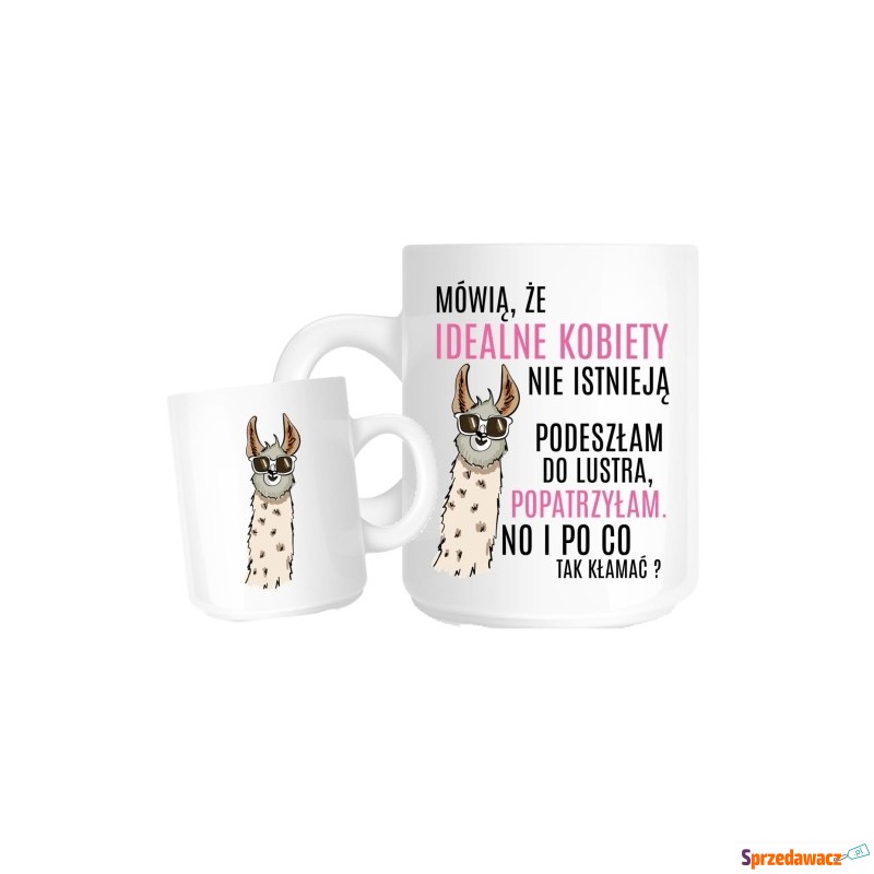 fajny kubek z lamą dla koleżanki...
