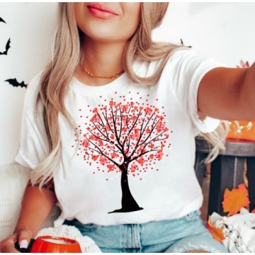 koszulka z drzewem serca